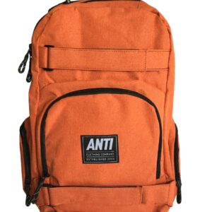Mochila Antifashion Porta Skateboard Naranja