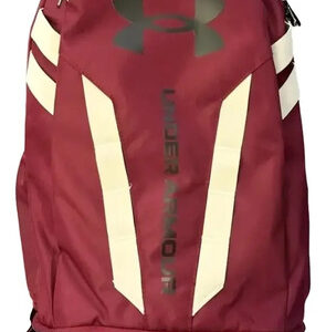 Mochila Under Armour Hustle 5.0 Bordo / Beige