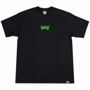 Playera World Street Green Drip Negra
