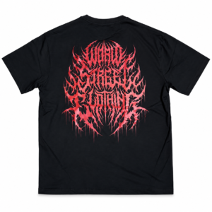 Playera World Street Metal Red Negra