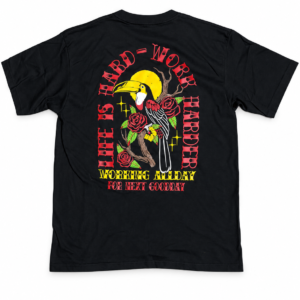 Playera World Street Toucan Negra