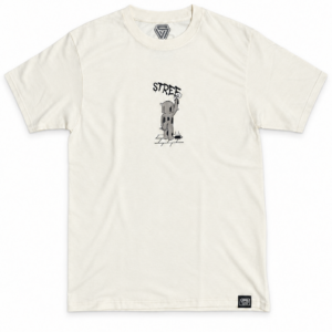 Playera World Street Graffiti Cream