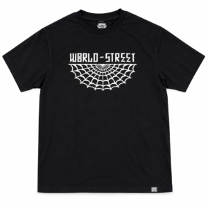 Playera World Street Spider Web Negra