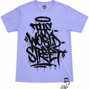 Playera World Street Graffiti Morada