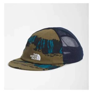 Gorra The North Face Trucker Camuflaje Azul y Verde Olivo