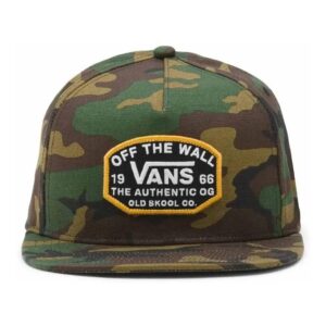 Gorra Vans Snapback Camuflaje con Parche Bordado