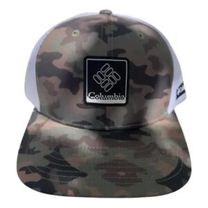 Gorra Columbia Camuflada Trucker con Parche