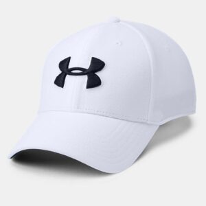 Gorra Under Armour Blanca con Logo Bordado Negro