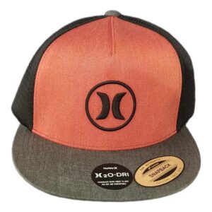 Gorra Hurley H2O-Dri Trucker Snapback Coral y Gris