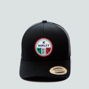 Gorra Hurley México Trucker Snapback Negra